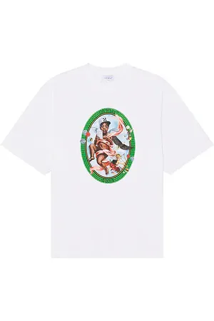 OFF-WHITE Fresco Oval Skate Short Sleeve Tee