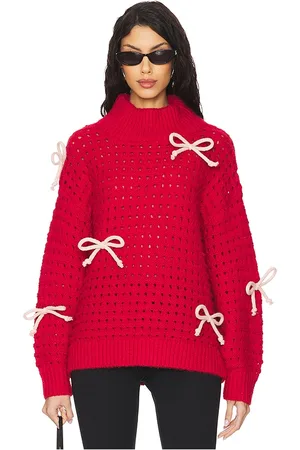 525 America Naomi Oversized Bow Sweater