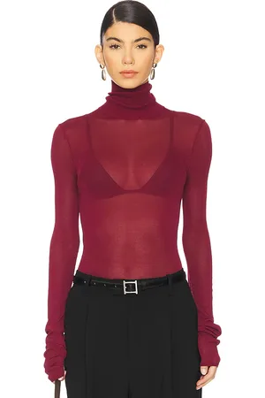 EAVES Alexander Sheer Turtleneck Sweater