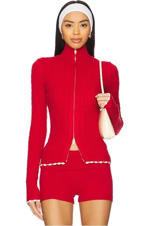 Frankies Bikinis Carter Cable Knit Sweater