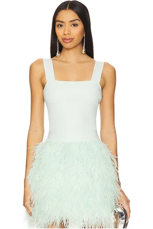 ALICE+OLIVIA Torie Wide Strap Tank