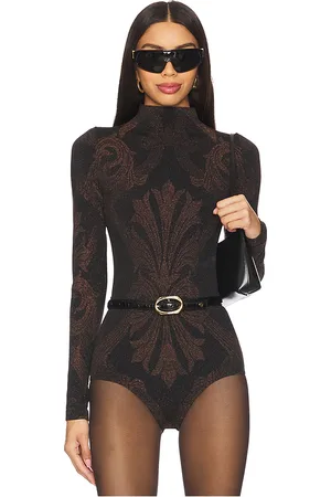 Wolford X Etro Metallic Jacquard Bodysuit