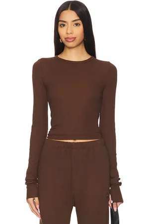 ÉTERNE Long Sleeve Fitted Top