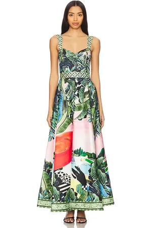 ALICE+OLIVIA Fia Structured Midi Dress