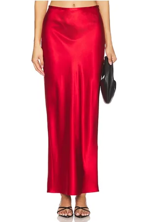 FLEUR DU MAL Rose Valentine Midi Skirt
