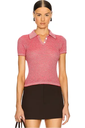 Guest In Residence Cashmere Shrunken Polo