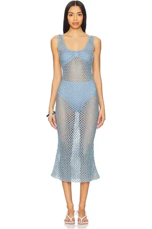 Escvdo Illapa Crochet Midi Dress