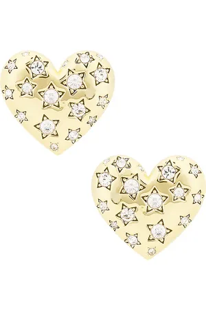 Lele Sadoughi Celestial Heart Button Earring