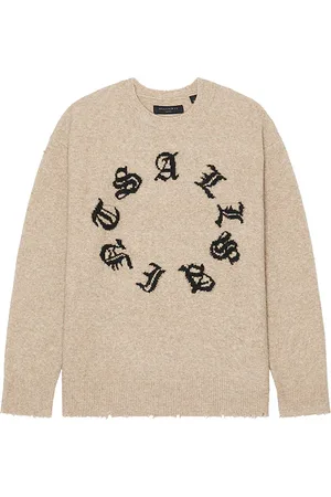 AllSaints Scripture Crewneck Sweater