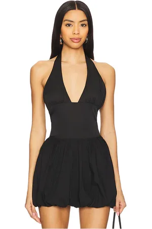 superdown Olive Halter Top