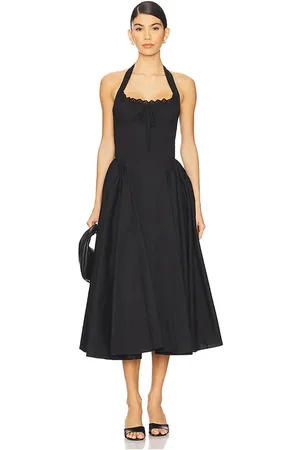 LINE & DOT Abbott Halter Midi Dress