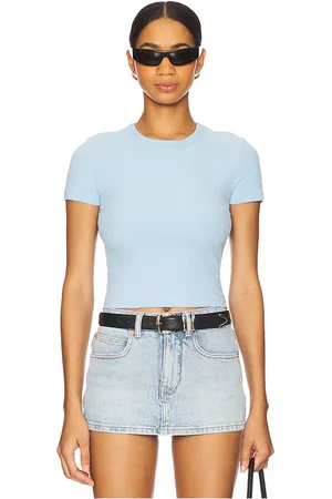 Alexander Wang Crew Neck Short Sleeve Baby Tee