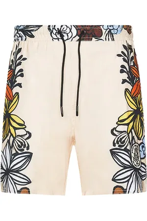 Agua Bendita Joe Trunks Cream Orange & Yellow