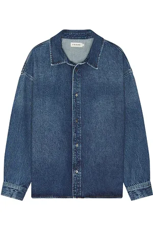 Frame Relaxed Heavy Denim Shirt