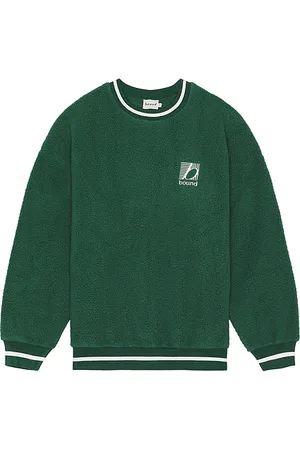 Bound Reverse Fleece Grid Sweater