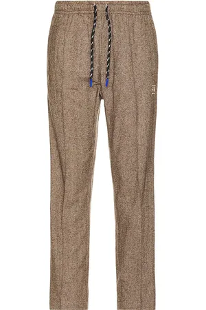 Deva States Midtown Two-Tone Pleated Easy Pants