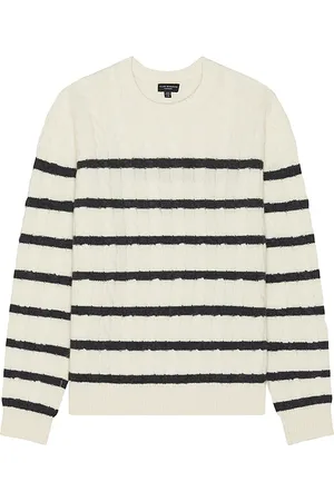 CLUB MONACO Cashmere Cable Crew Sweater