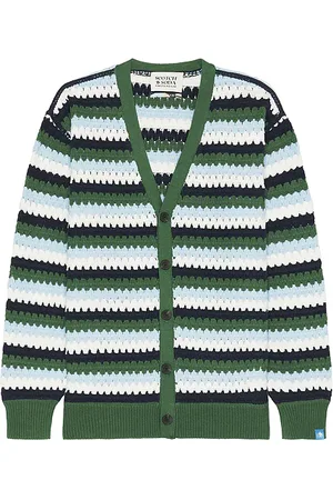 Scotch&Soda Crochet Dropped Shoulder Cardigan