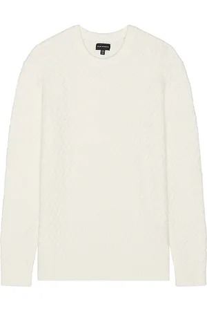 CLUB MONACO Boucle Half Diamond Crew Sweater