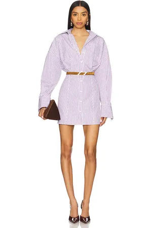 The Attico Long Sleeve Shirt Dress