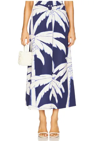 JOHANNA ORTIZ Palms Breath Of Life Midi Skirt