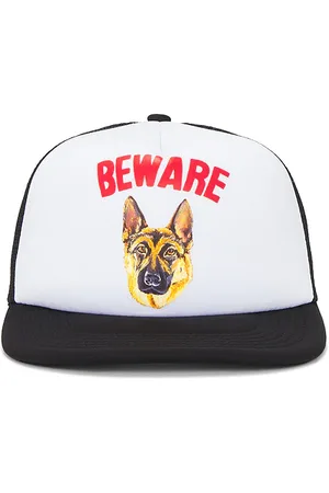 MARKET Beware Sign Trucker Hat