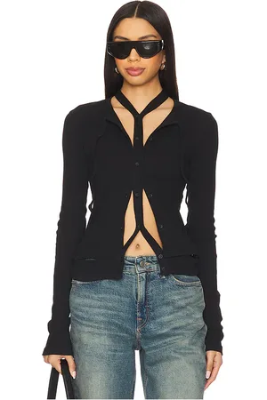 OTTOLINGER Double Closure Rib Cardigan