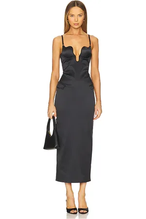 FLEUR DU MAL U-plunge Maxi Dress