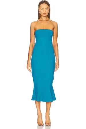 Susana Monaco Tube Trumpet Midi Dress