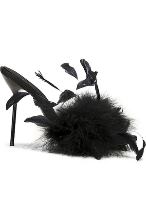 PARIS TEXAS Lidia Feather Mule 105