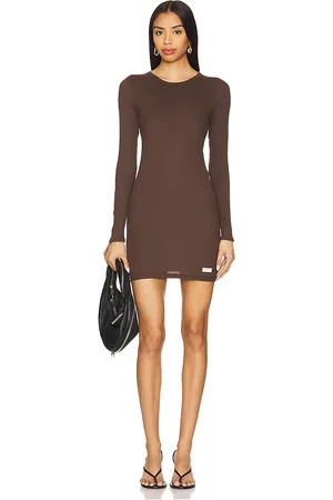 Alexander Wang Long Sleeve Crewneck Dress