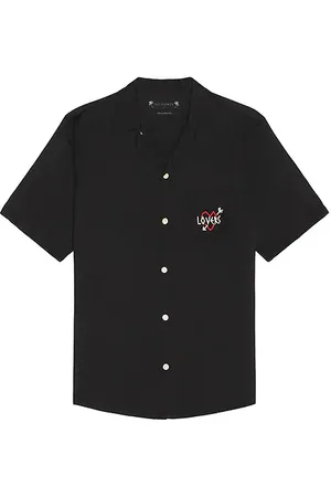 AllSaints Lovers Button Down Camp Shirt