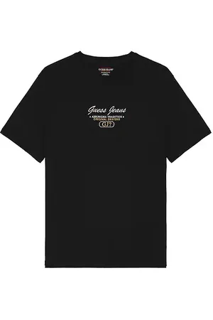 Guess Short Sleeve Slim Script Tee