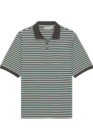 Rhythm Stripe Short Sleeve Polo