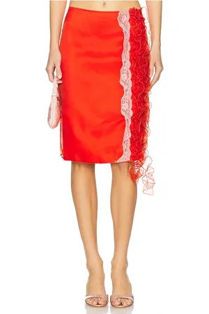 Vaillant Skirt With Ruffles And Lace Detail