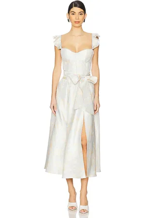 V. Chapman Vera Corset Midi Dress