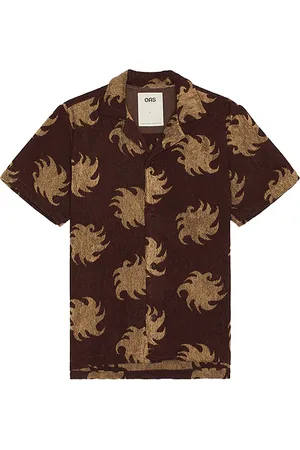 Oas Mocha Ember Cuba Terry Shirt