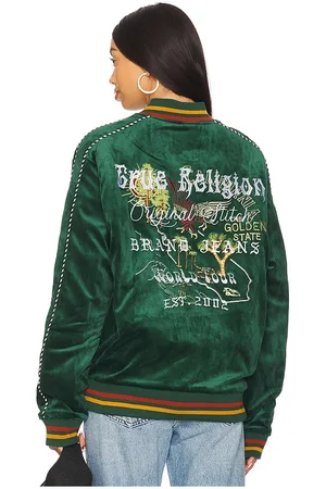 True Religion Western Velvet Bomber Jacket
