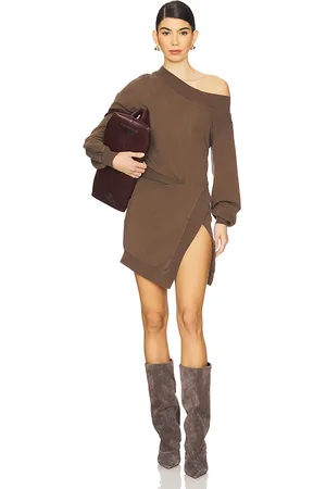 The Attico Long Sleeve Mini Dress