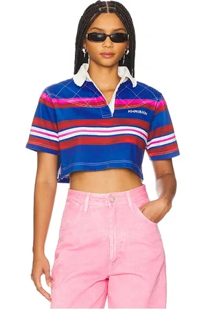 Khrisjoy Iris Rugby Crop Polo