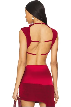 Khanums Backless Cropped Tee