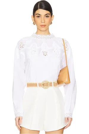 Sanctuary Lace Popover Blouse