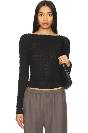 Sanctuary Long Sleeve Boat Neck T Shirt