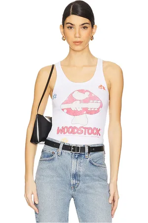 LAUREN MOSHI Esmerelda Woodstock Shrooms Tank Top
