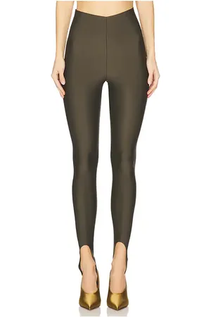 The Andamane Holly Stirrup Leggings Khaki