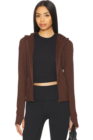 Beyond Yoga Heather Rib Morning Jog Hoodie