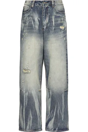 Jaded London Super Bleached Scuff XL Colossus Jeans
