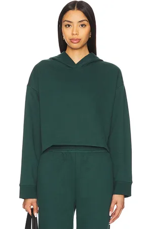 Beyond Yoga Luxe Fleece Happiness Cropped Hoodie