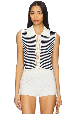 SEA Addy Striped Knit Vest