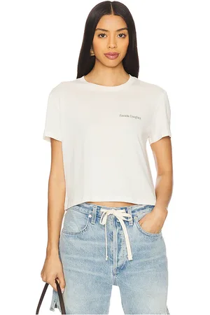 Favorite Daughter Cropped Collegiate Tee